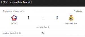 losc - real madrid