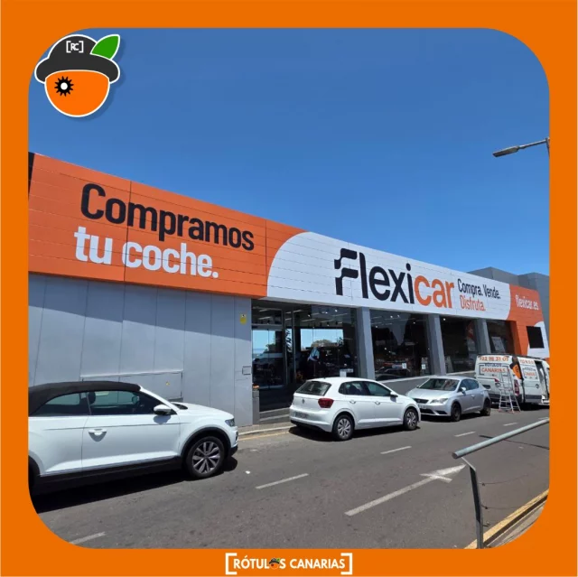 ¡Nuestros amigos de Flexicar han vuelto a contar con nosotros! 🙌
En Rótulos Canarias nos encargamos de renovar la fachada de su centro, reforzando su imagen con una rotulación limpia, visible y totalmente adaptada a sus estándares de marca.

Una fachada que transmite confianza desde el primer vistazo... ¡justo como debe ser cuando vas a cambiar de coche! 😉

📐 Diseño e instalación a medida
🟠 Colores corporativos aplicados con precisión
✅ Acabados profesionales, 100% visibles

#RótulosCanarias #Flexicar #FachadasQueConectan #RotulaciónCorporativa #VisibilidadDeMarca #DiseñoExterior #RotulistasCanarios #ConfianzaQueSeVe
